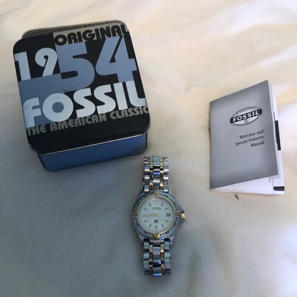 Vintage Fossil mens watch